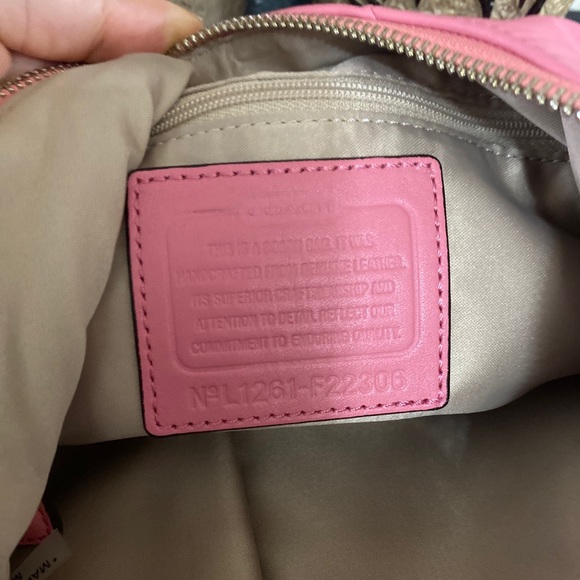 Coach Genuine soft Leather pink bag - Picture 10 of 14
